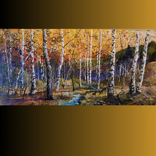 Black Sticks 24x48 $2300 at Hunter Wolff Gallery